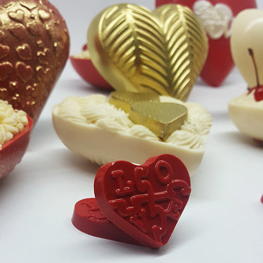 Forma De Chocolate - Forma Acetato Simples - Coração Doce De Amor - BWB9412